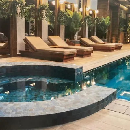 Lägenhet Elegance C8 Rooftop Spa&gym Mountain&seeview Agios Georgios (Girne)